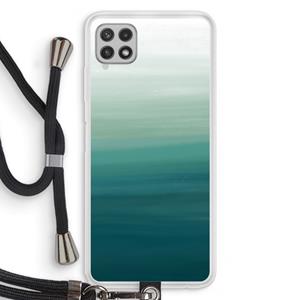 CaseCompany Ocean: Samsung Galaxy A22 4G Transparant Hoesje met koord