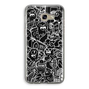 CaseCompany Vexx Black City : Samsung Galaxy A5 (2017) Transparant Hoesje