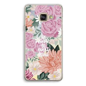 CaseCompany Kindness matters: Samsung Galaxy A3 (2016) Transparant Hoesje