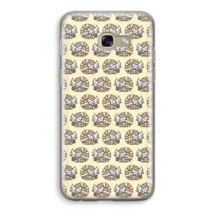 CaseCompany Slapende poes: Samsung Galaxy A5 (2017) Transparant Hoesje