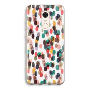 CaseCompany Tropical Dots: Xiaomi Redmi 5 Transparant Hoesje