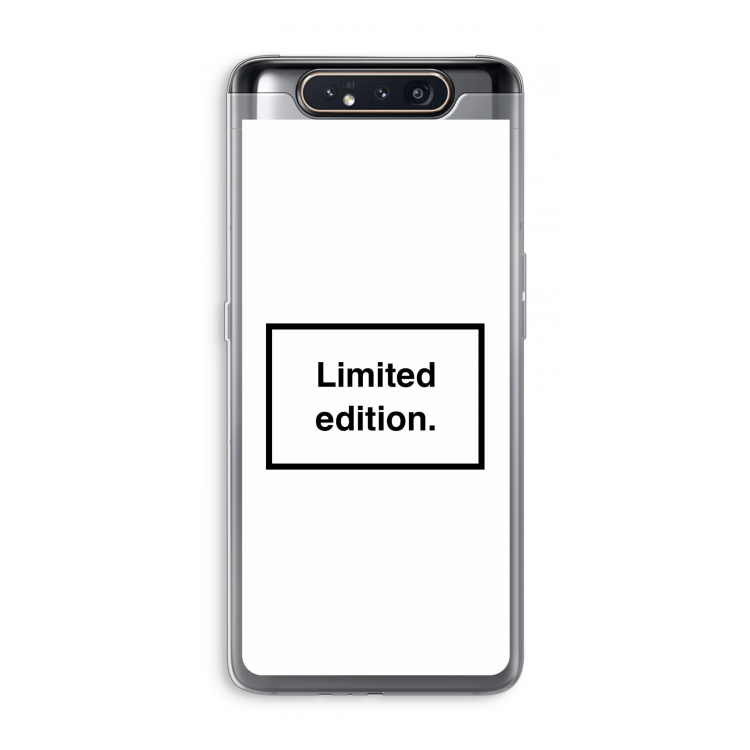 CaseCompany Limited edition: Samsung Galaxy A80 Transparant Hoesje