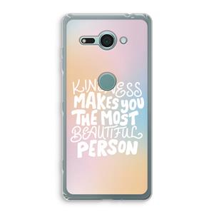 CaseCompany The prettiest: Sony Xperia XZ2 Compact Transparant Hoesje