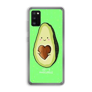 CaseCompany Avocuddle: Samsung Galaxy A41 Transparant Hoesje