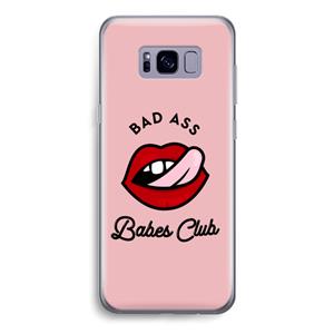 CaseCompany Badass Babes Club: Samsung Galaxy S8 Transparant Hoesje