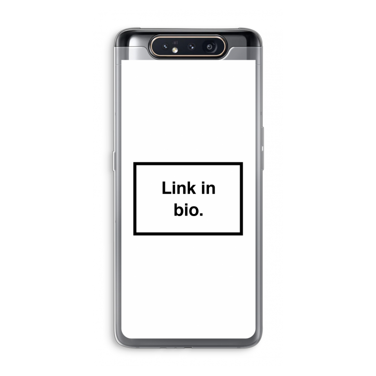 CaseCompany Link in bio: Samsung Galaxy A80 Transparant Hoesje