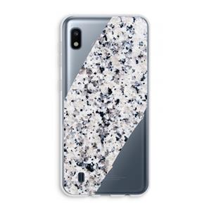 CaseCompany Gespikkelde marmer: Samsung Galaxy A10 Transparant Hoesje