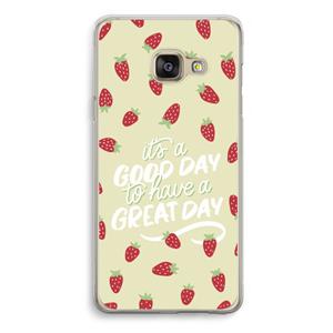 CaseCompany Don't forget to have a great day: Samsung Galaxy A3 (2016) Transparant Hoesje