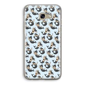CaseCompany Zeemeermin: Samsung Galaxy A5 (2017) Transparant Hoesje