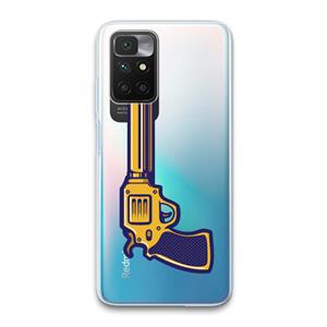 CaseCompany Pew Pew Pew: Xiaomi Redmi 10 Transparant Hoesje