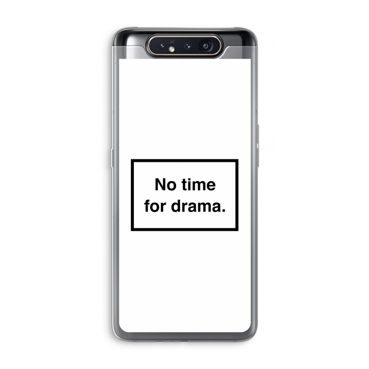 CaseCompany No drama: Samsung Galaxy A80 Transparant Hoesje