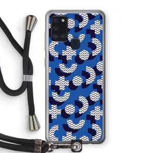 CaseCompany 8-bit N°5: Samsung Galaxy A21s Transparant Hoesje met koord