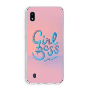 CaseCompany Girl boss: Samsung Galaxy A10 Transparant Hoesje