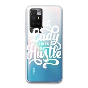 CaseCompany Hustle Lady: Xiaomi Redmi 10 Transparant Hoesje