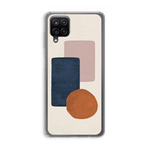 CaseCompany Geo #3: Samsung Galaxy A12 Transparant Hoesje