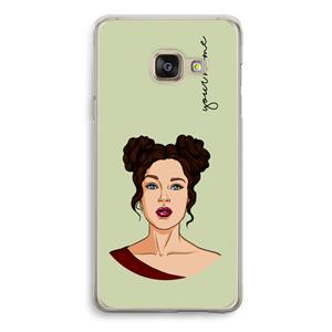 CaseCompany Pop-Art Creator: Samsung Galaxy A3 (2016) Transparant Hoesje