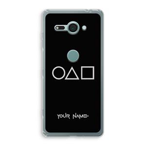 CaseCompany Squid Game: Sony Xperia XZ2 Compact Transparant Hoesje