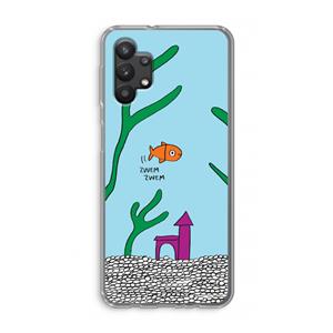 CaseCompany Aquarium: Samsung Galaxy A32 5G Transparant Hoesje