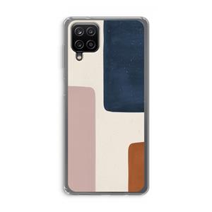CaseCompany Geo #5: Samsung Galaxy A12 Transparant Hoesje