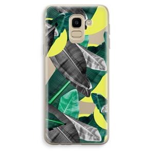 CaseCompany Fantasie jungle: Samsung Galaxy J6 (2018) Transparant Hoesje