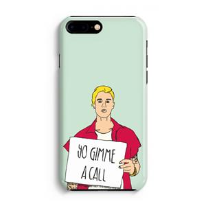 CaseCompany Gimme a call: Volledig Geprint iPhone 7 Plus Hoesje