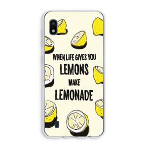 CaseCompany Lemonade: Samsung Galaxy A10 Transparant Hoesje