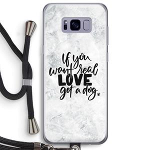 CaseCompany Partner in crime: Samsung Galaxy S8 Plus Transparant Hoesje met koord