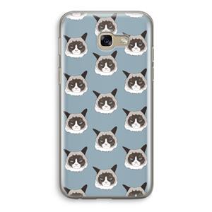 CaseCompany It's a Purrr Case: Samsung Galaxy A5 (2017) Transparant Hoesje