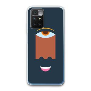 CaseCompany Mono M: Xiaomi Redmi 10 Transparant Hoesje