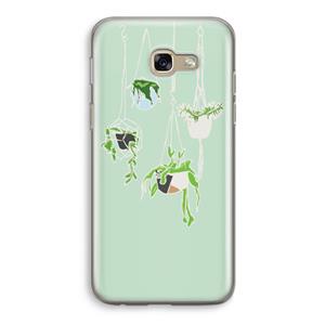 CaseCompany Hang In There: Samsung Galaxy A5 (2017) Transparant Hoesje