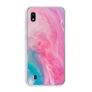 CaseCompany Roze explosie: Samsung Galaxy A10 Transparant Hoesje