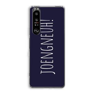 CaseCompany Joengneuh!: Sony Xperia 1 III Transparant Hoesje