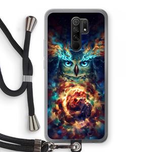 CaseCompany Aurowla: Xiaomi Redmi 9 Transparant Hoesje met koord