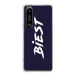 CaseCompany Biest: Sony Xperia 1 III Transparant Hoesje