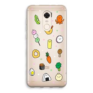 CaseCompany Happy bento friends: Xiaomi Redmi 5 Transparant Hoesje