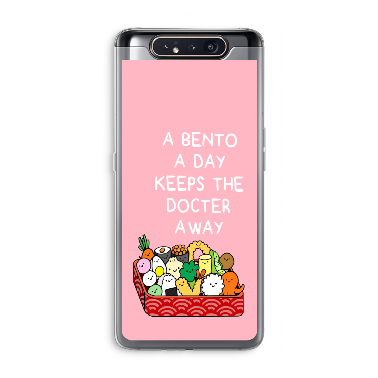 CaseCompany Bento a day: Samsung Galaxy A80 Transparant Hoesje