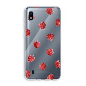 CaseCompany Framboosjes: Samsung Galaxy A10 Transparant Hoesje