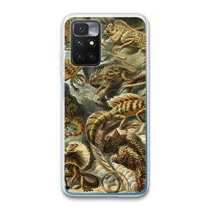 CaseCompany Haeckel Lacertilia: Xiaomi Redmi 10 Transparant Hoesje