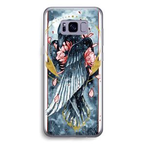 CaseCompany Golden Raven: Samsung Galaxy S8 Transparant Hoesje