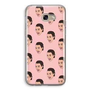 CaseCompany Ugly Cry Call: Samsung Galaxy A5 (2017) Transparant Hoesje
