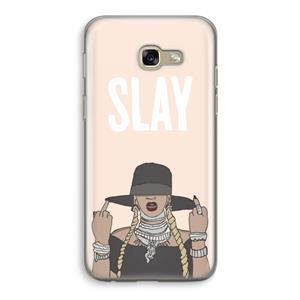 CaseCompany Slay All Day: Samsung Galaxy A5 (2017) Transparant Hoesje