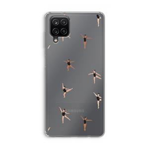 CaseCompany Dancing #1: Samsung Galaxy A12 Transparant Hoesje