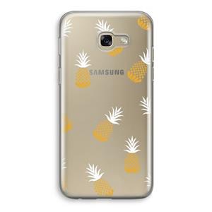 CaseCompany Ananasjes: Samsung Galaxy A5 (2017) Transparant Hoesje