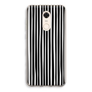 CaseCompany Stripes: Xiaomi Redmi 5 Transparant Hoesje