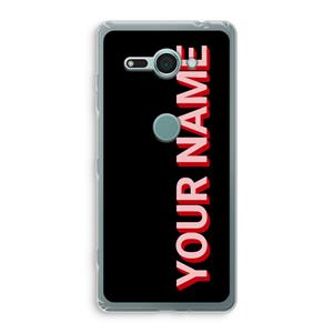CaseCompany Namecase: Sony Xperia XZ2 Compact Transparant Hoesje