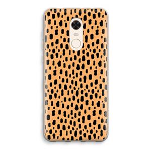 CaseCompany Panter: Xiaomi Redmi 5 Transparant Hoesje