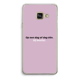 CaseCompany gij beslist: Samsung Galaxy A3 (2016) Transparant Hoesje
