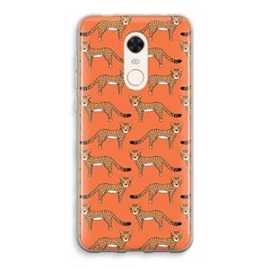 CaseCompany Cheetah: Xiaomi Redmi 5 Transparant Hoesje