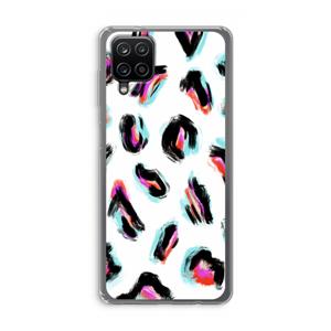 CaseCompany Cheetah color: Samsung Galaxy A12 Transparant Hoesje