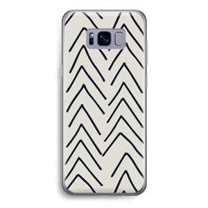 CaseCompany Marrakech Arrows: Samsung Galaxy S8 Transparant Hoesje